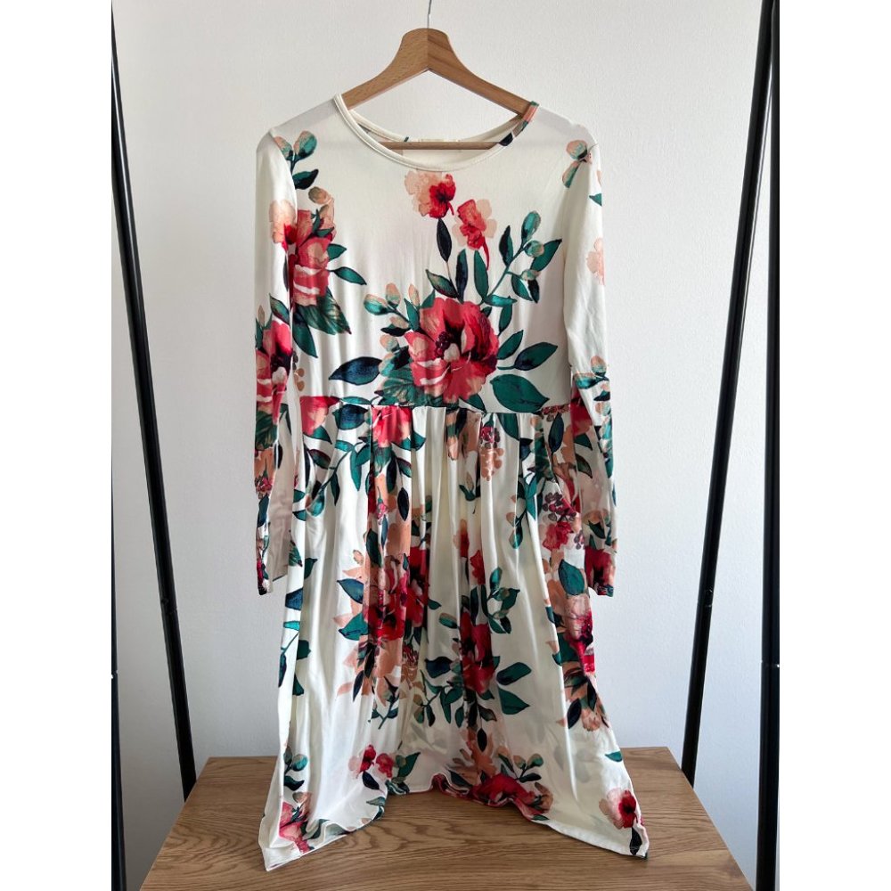JessaKae Ivory Jane Floral Dress